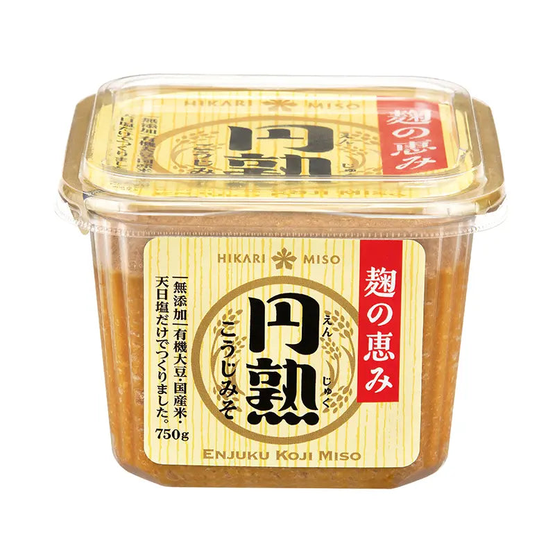 Hikari Enjuku Koji Miso(Naturalna jasna pasta miso, słodko-wyrawna) 375g