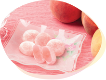 Load image into Gallery viewer, Seiki White Peach Mochi (ciasteczka mochi o smaku białej brzoskwini) 130g
