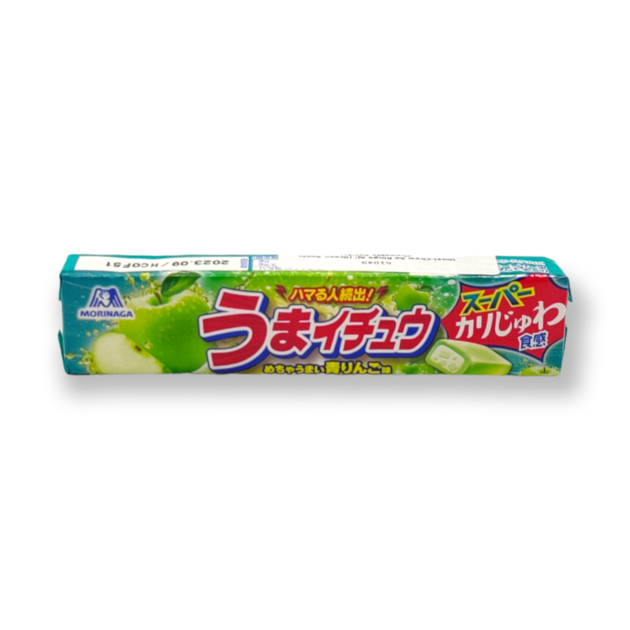 Morinaga Umai-Chew Ao ringo Aji 12p (cukierki do żucia o smaku zielonego jabłka) 55g