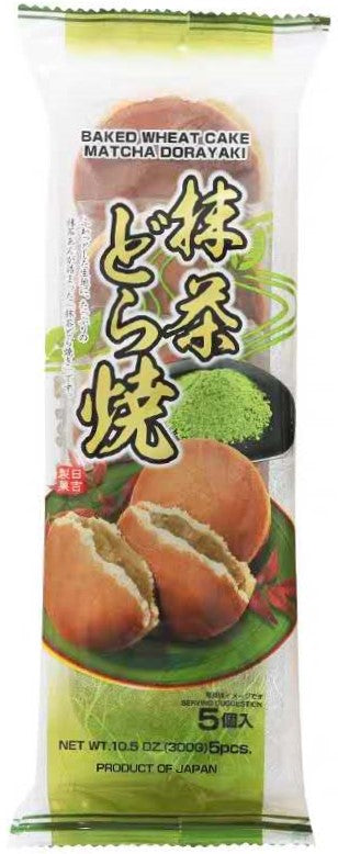 Hiyoshi Matcha Dorayaki 5p (5 Naleśników z Matchą) 300g