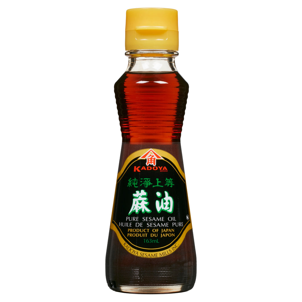 Kadoya Sesame Oil (japoński olej sezamowy z prażonego sezamu) 163ml