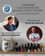 Load image into Gallery viewer, Certified Sake Sommelier Qualification Course 26-27 October, 5 November 2026 (certyfikowany kwalifikacyjny kurs sake sommelierów)
