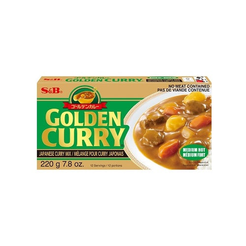 S&B Golden Curry Medium Hot (curry średnio ostre) 220g