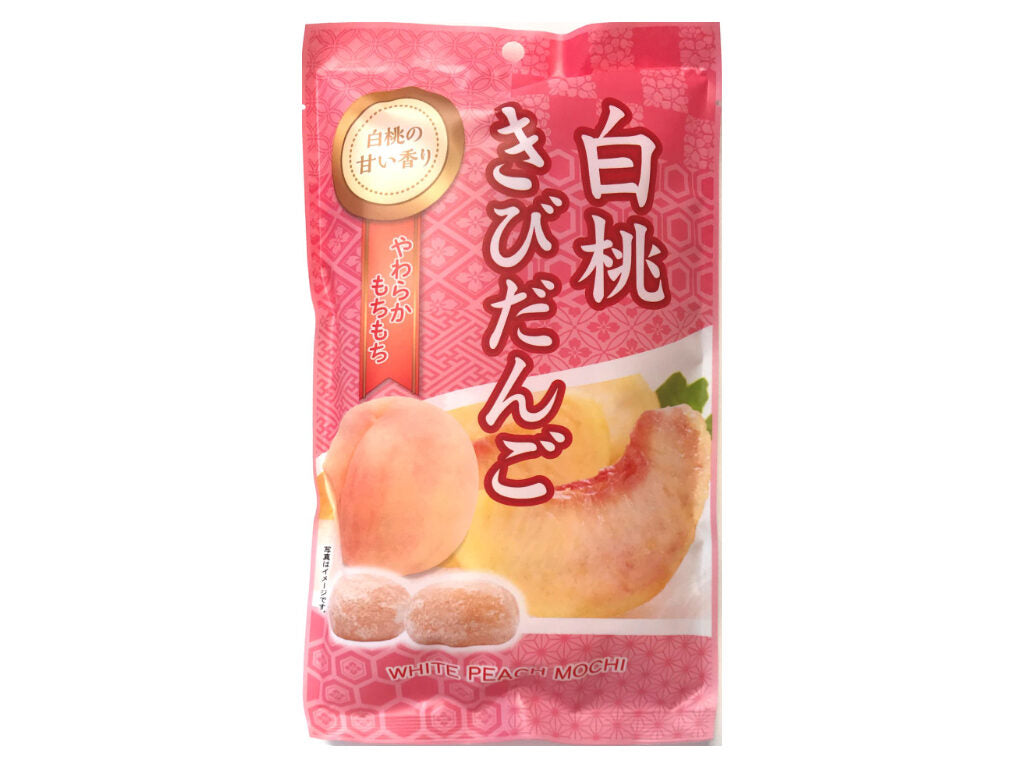 Seiki White Peach Mochi (ciasteczka mochi o smaku białej brzoskwini) 130g