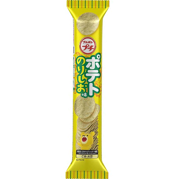 Puchi Potato Nori Shio Aji (Krakersy ziemniaczane z wodorostami i solą) 45g