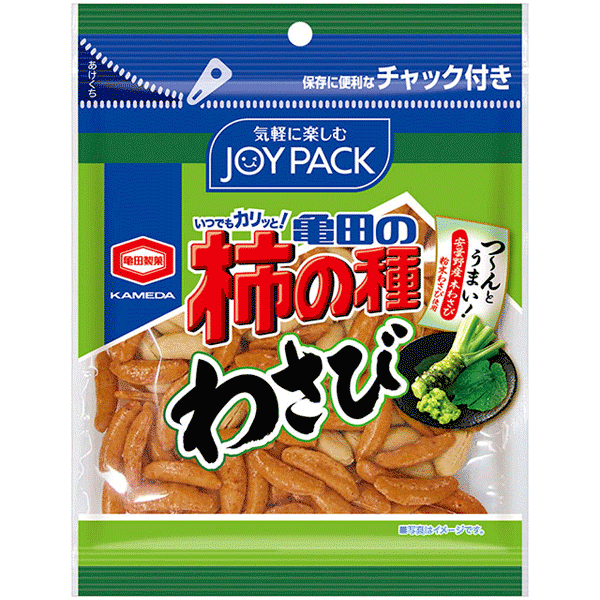 KAMEDA Kakinotane Wasabi (Krakersy ryżowe z wasabi oraz orzeszkami ziemnymi) 79g