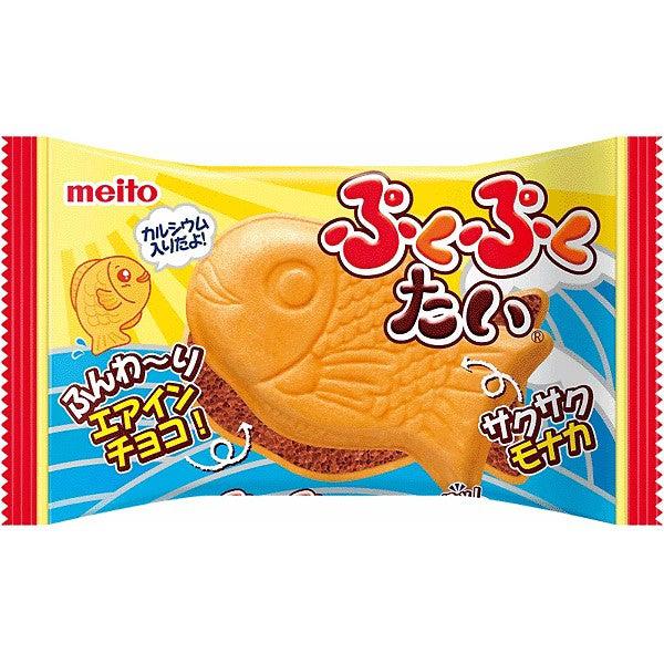 Puku Puku Tai Air Choco (Wafel w kształcie ryby z czekoladą) 16,5g