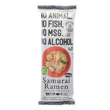 Załaduj obraz do przeglądarki galerii, Samurai Ramen Shio (Samurai Ramen Biały wegański) 220g
