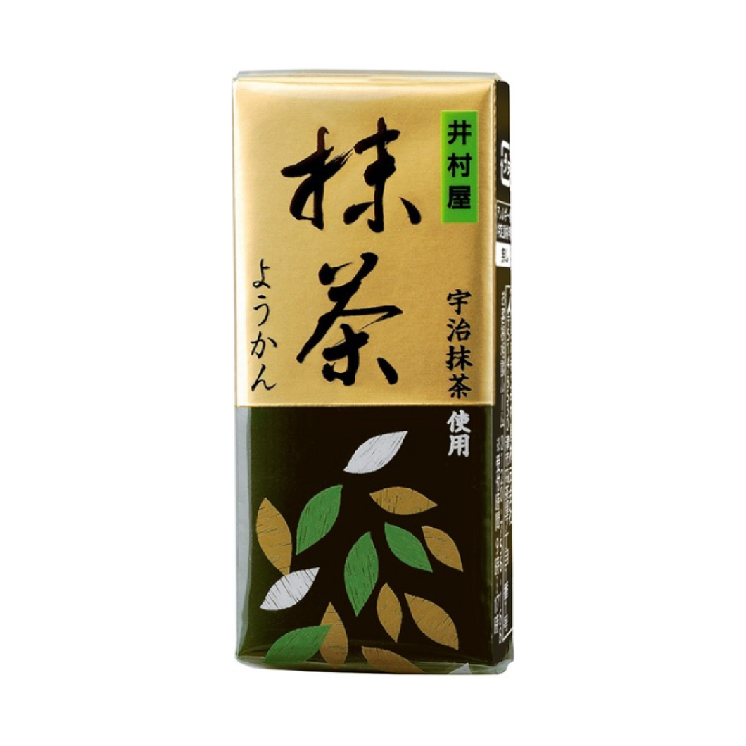 Matcha Yokan (Galaretka agarowa z czerwoną fasolą o smaku matchy)