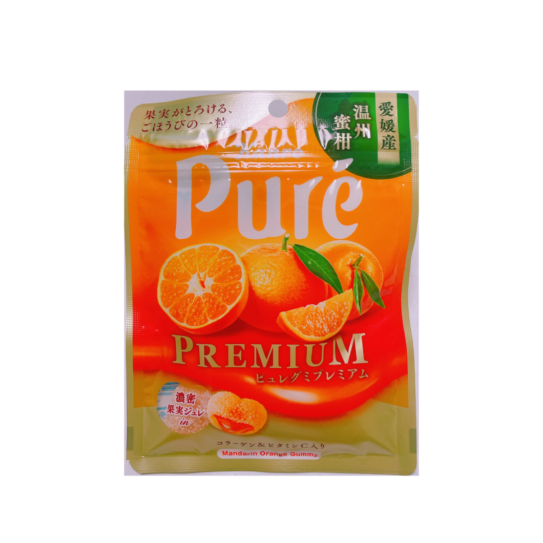 Pure Gumi Premium Ehime-San Unshu Mikan (w kształcie serca) 54g